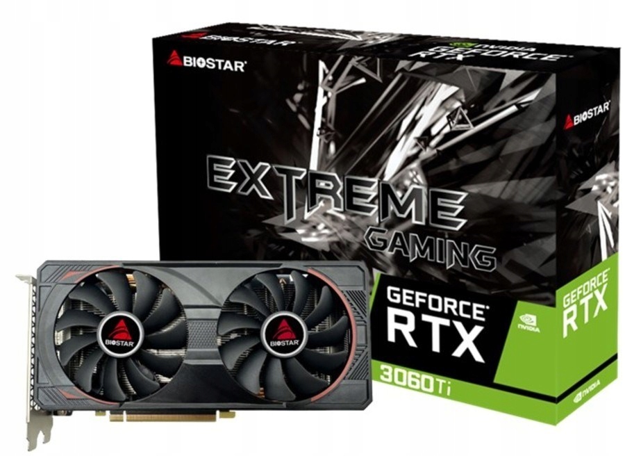 Grafická karta Biostar RTX 3060 Ti 8GB